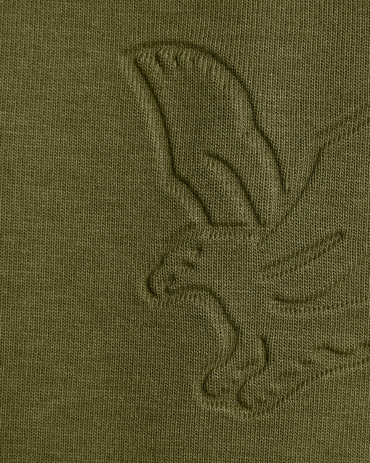 Embossed Eagle Crew Neck Sweatshirt