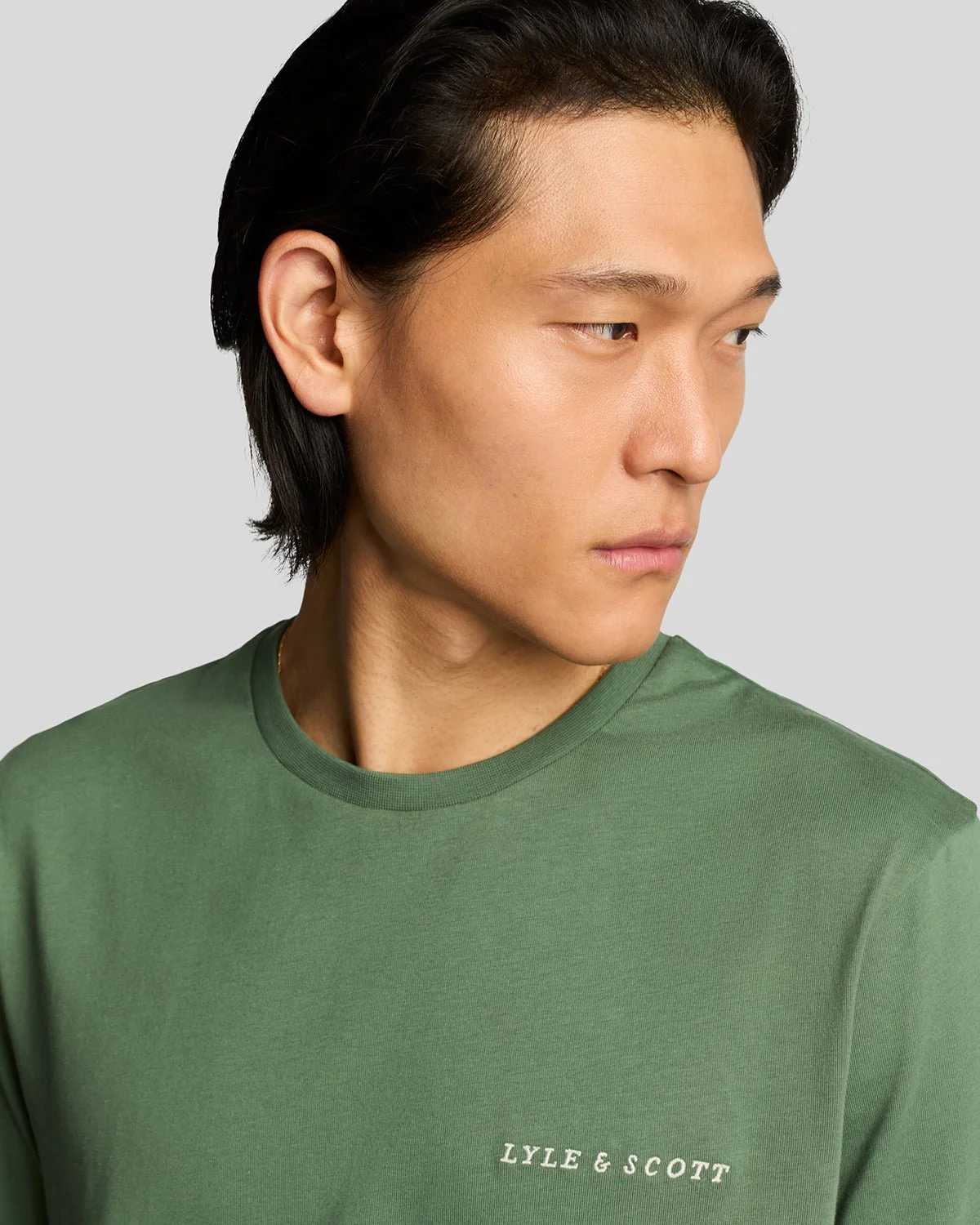 Embroidered Logo Cotton T-Shirt