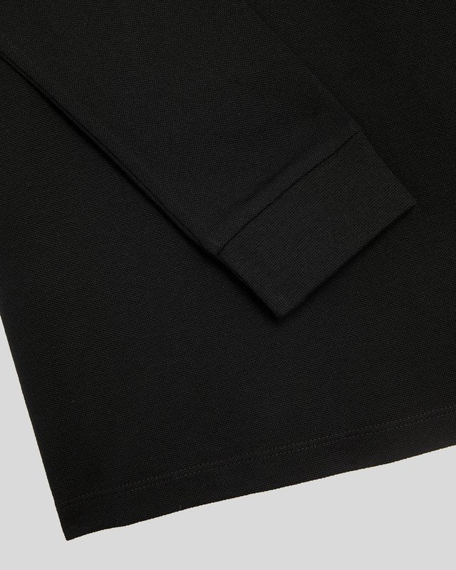 Long Sleeve Cotton Polo Shirt