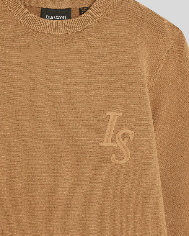 L&S Monogram Crew Neck Jumper