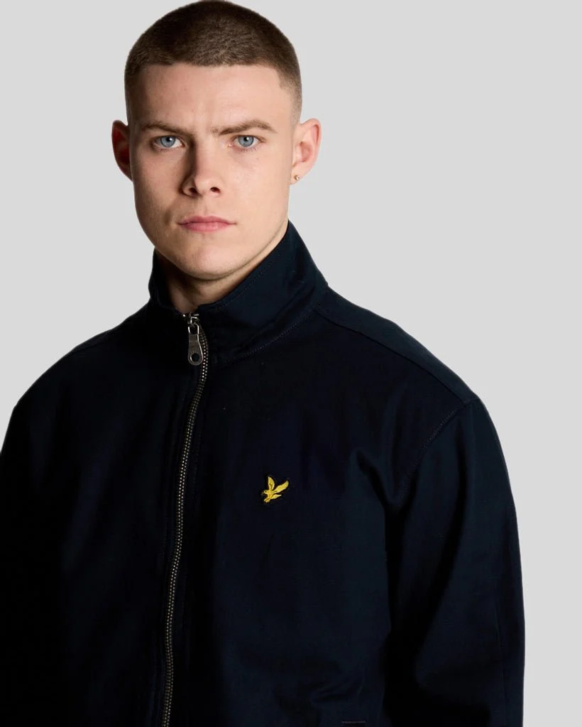 High Neck Twill Jacket