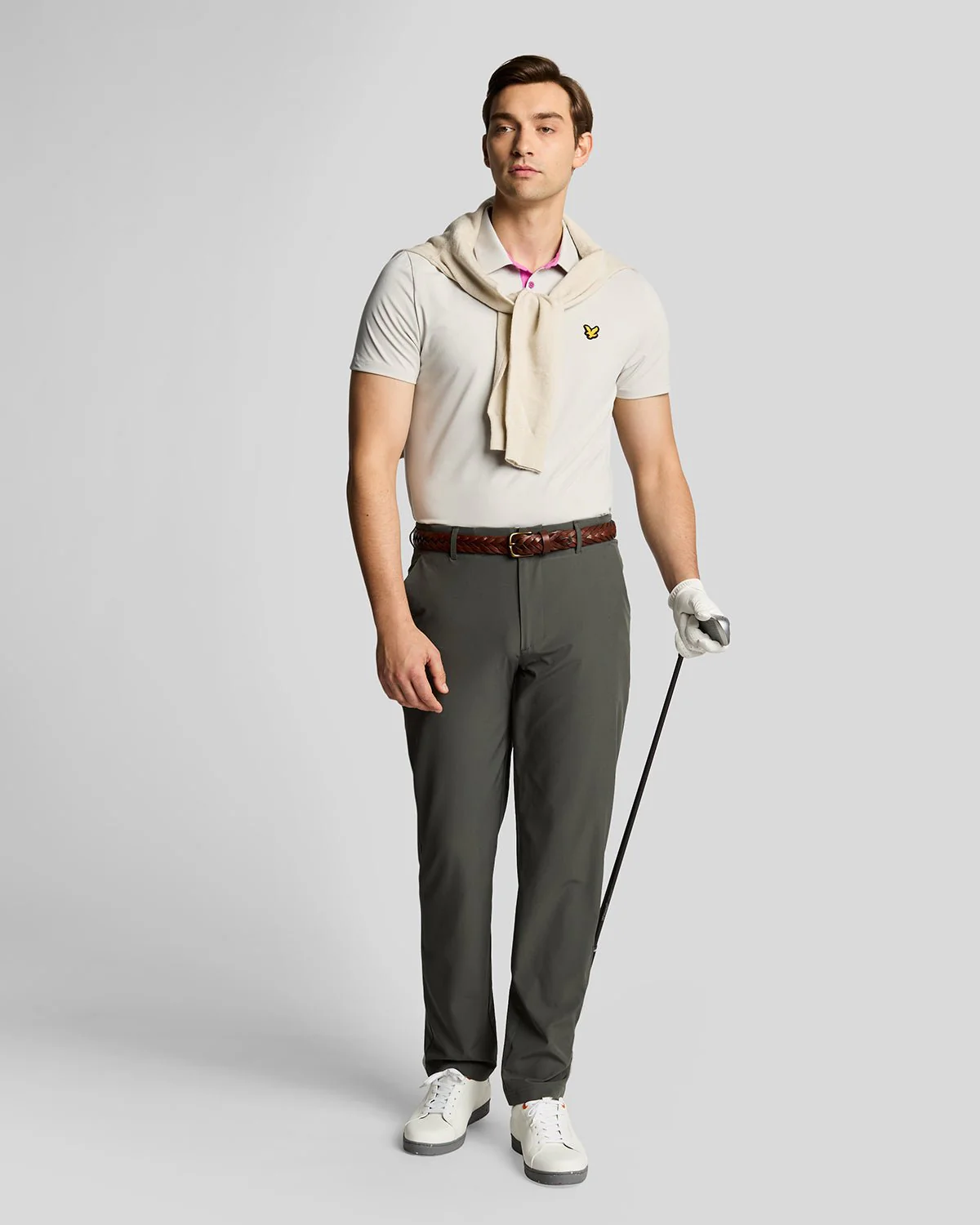 Golf Contrast Placket Polo Shirt
