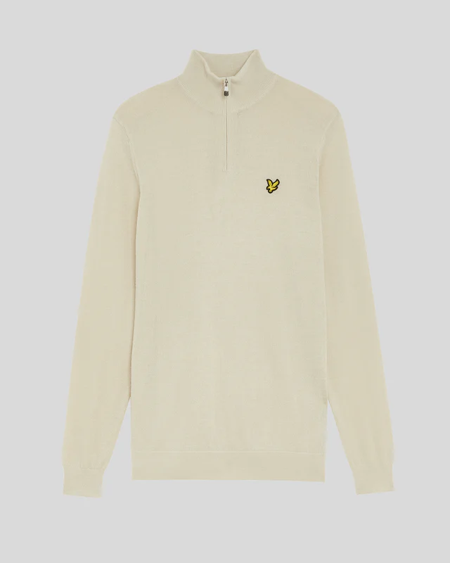Golf 1/4 Zip Wool Blend Jumper