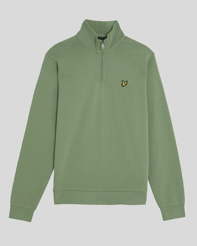 Cotton Loopback 1/4 Zip Sweatshirt
