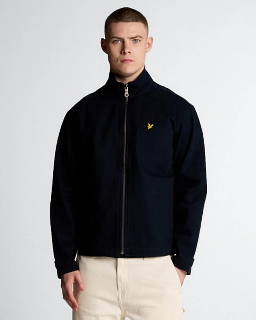 High Neck Twill Jacket