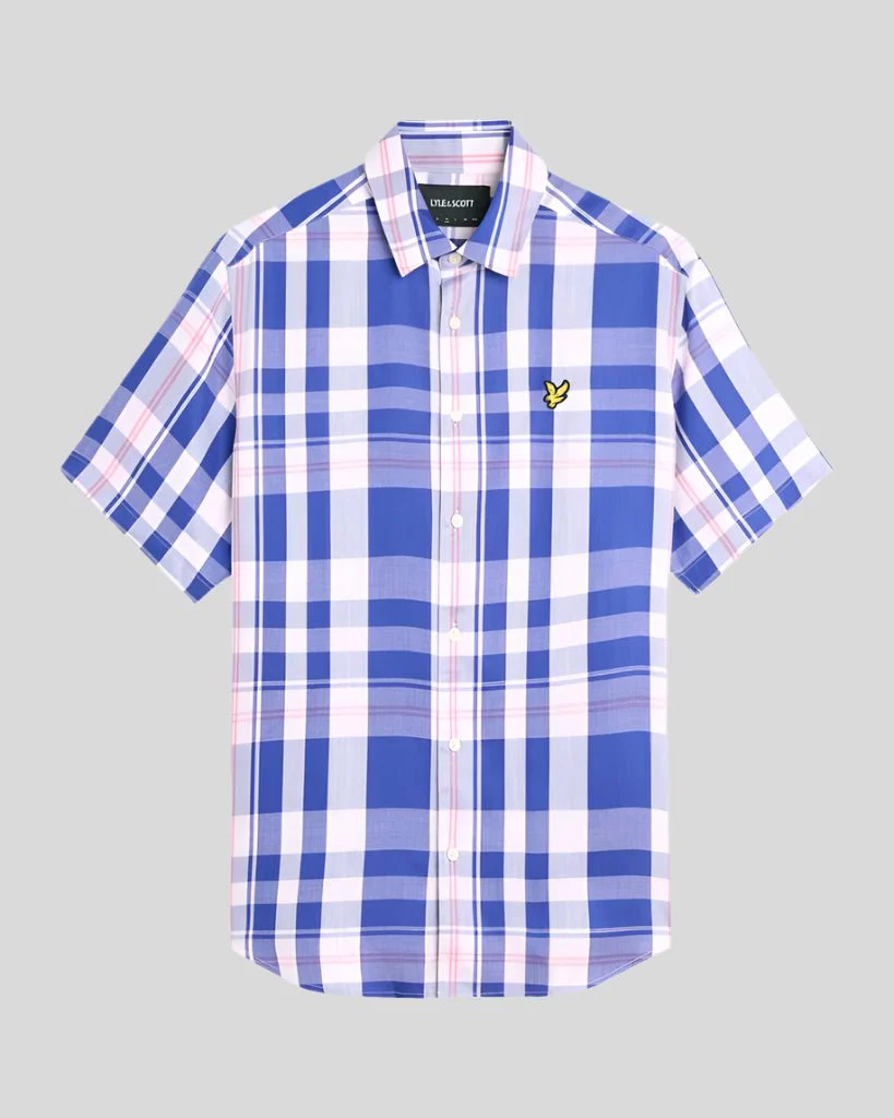Oversized Tartan Short Sleeve Shirt