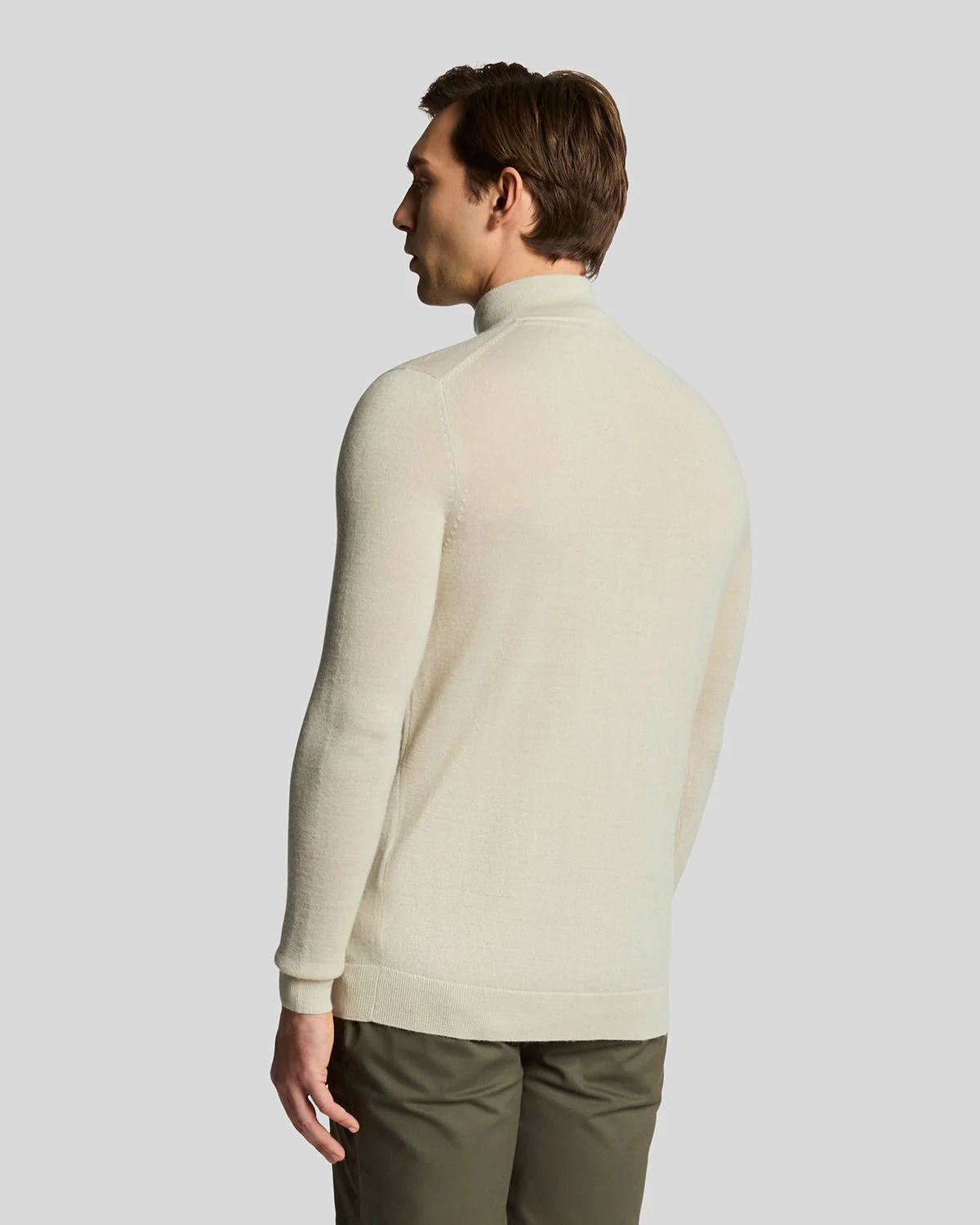 Golf 1/4 Zip Wool Blend Jumper