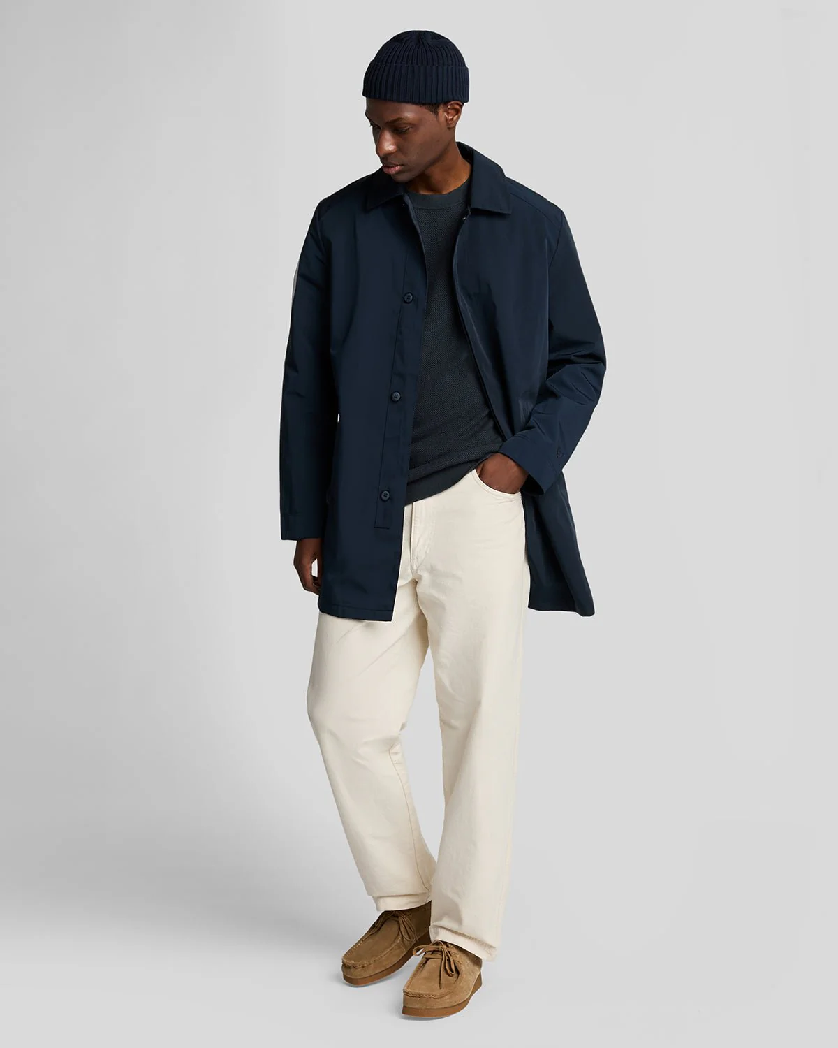 Linen Blend Knitted T-Shirt