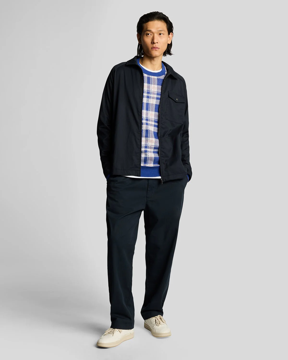 Tartan Crew Neck Jumper