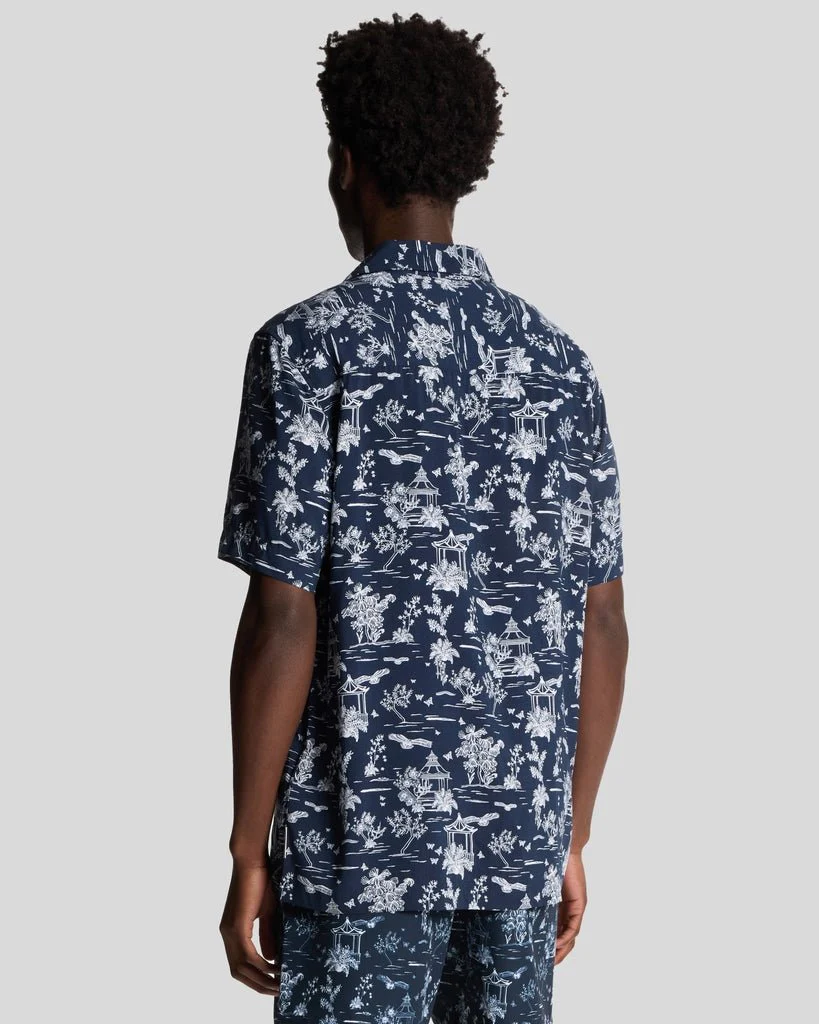 Botanical Garden Print Resort Shirt