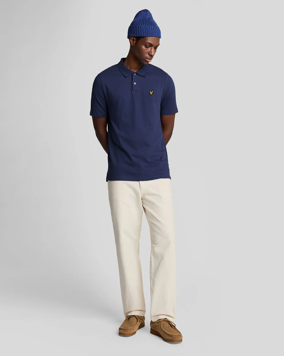 Crepe Polo Shirt