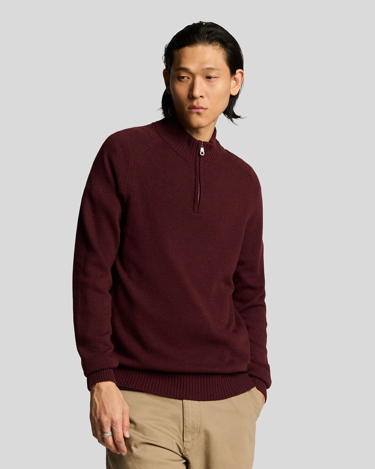 1/4 Zip Knit Jumper