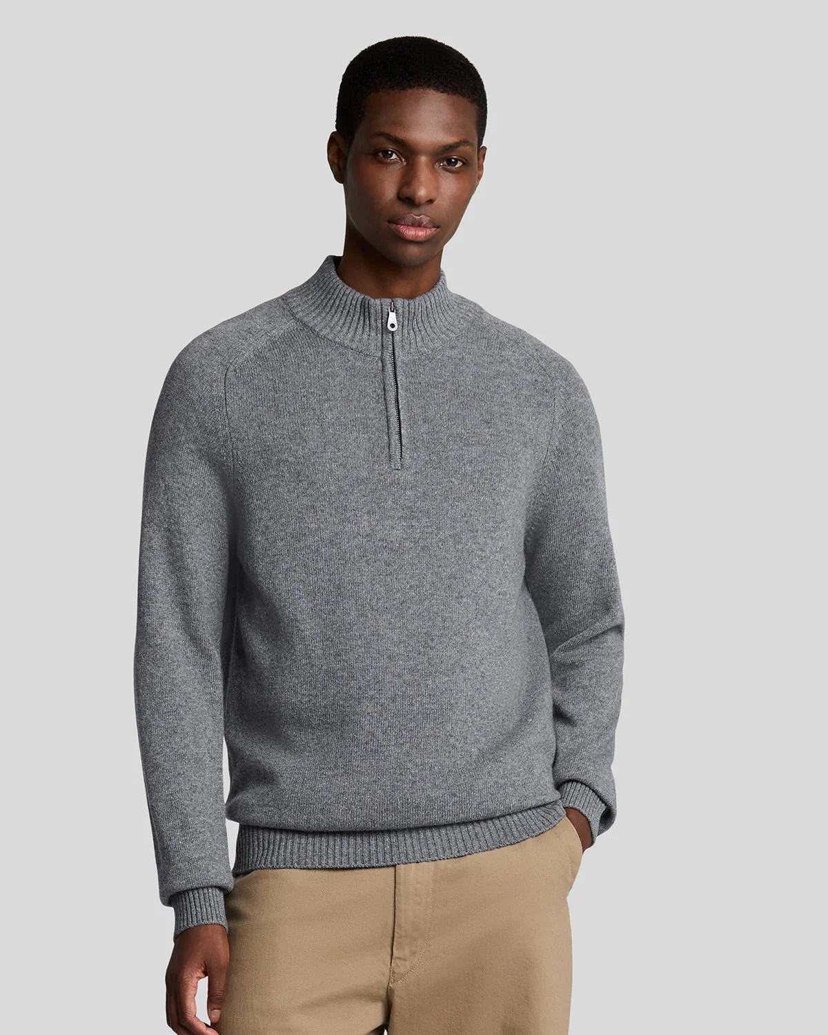 1/4 Zip Knit Jumper