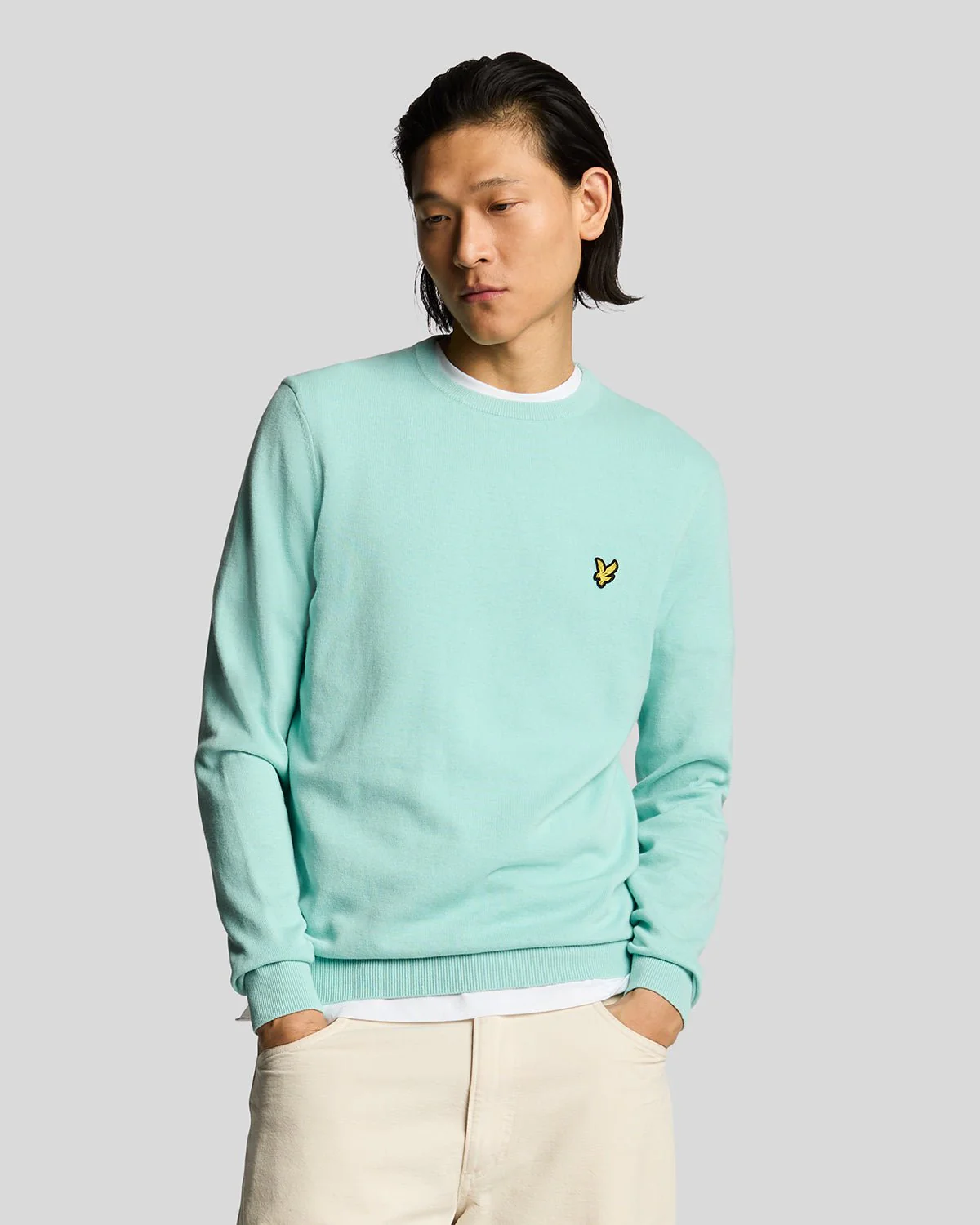 Cotton Crew Neck Jumper