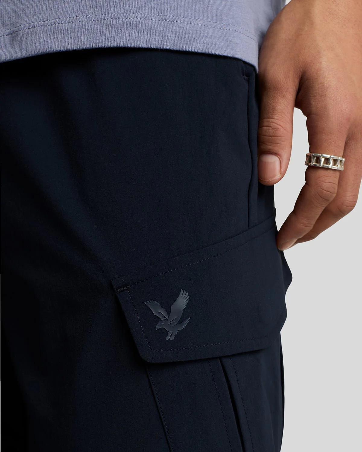 Nylon Cargo Trousers