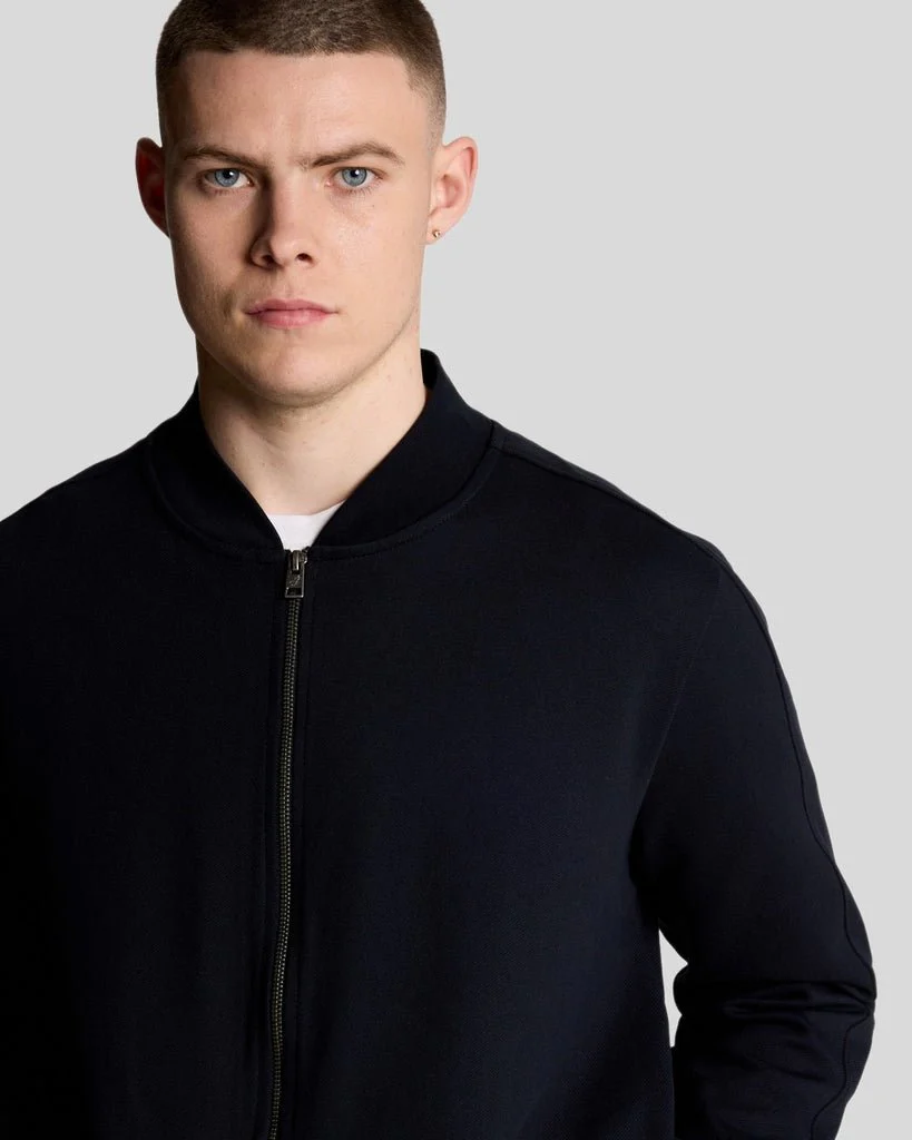Twill Interlock Bomber Jacket