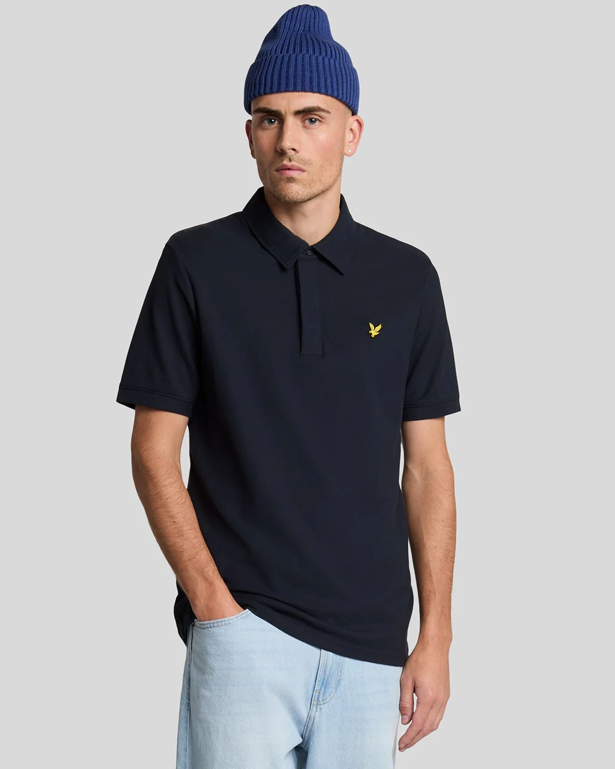 Shirt Collar Pique Polo Shirt
