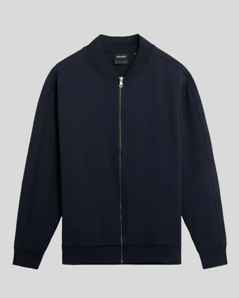 Twill Interlock Bomber Jacket