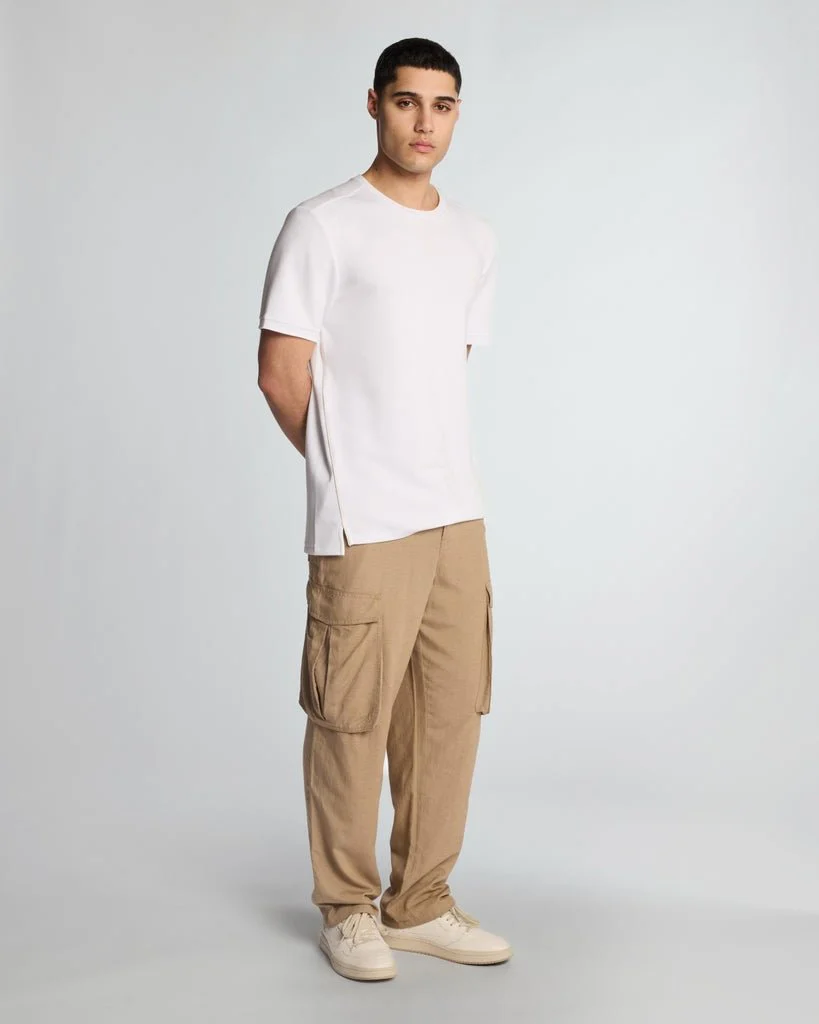 Cotton Linen Cargo Trousers