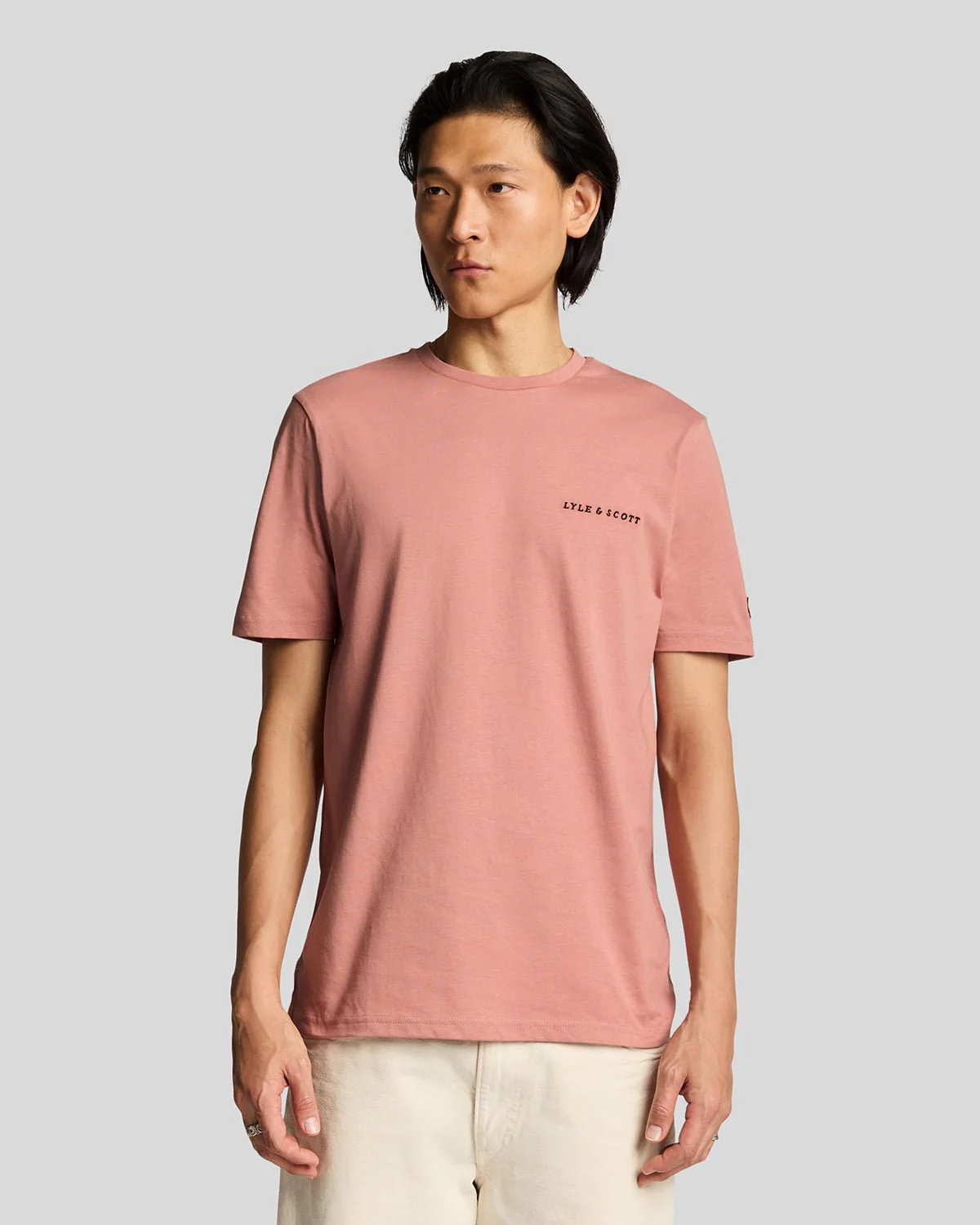 Embroidered Logo Cotton T-Shirt