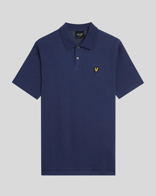 Crepe Polo Shirt