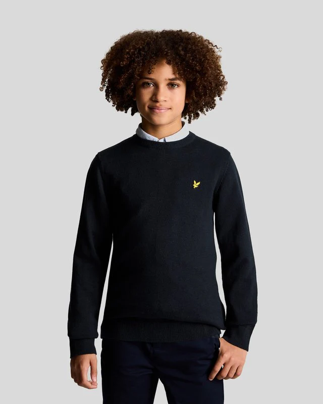 Cotton Crew Neck Jumper