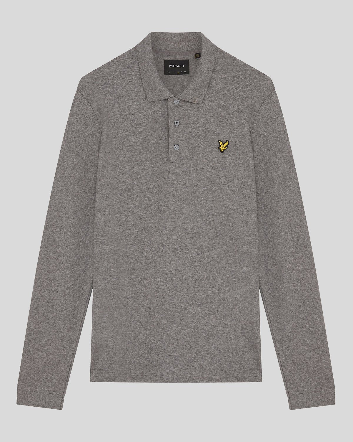 Long Sleeve Cotton Polo Shirt