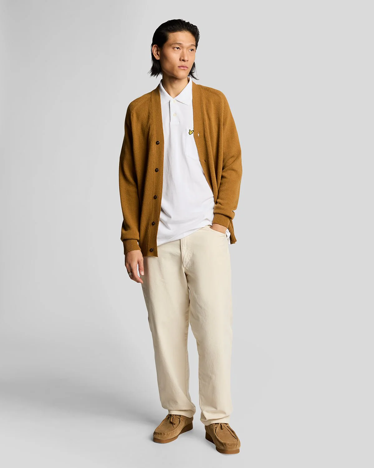 Linen Blend Polo Shirt