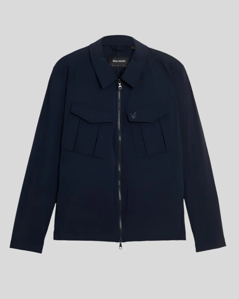 Nylon Pocket Overshirt