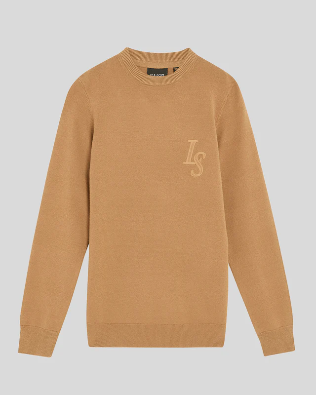 L&S Monogram Crew Neck Jumper