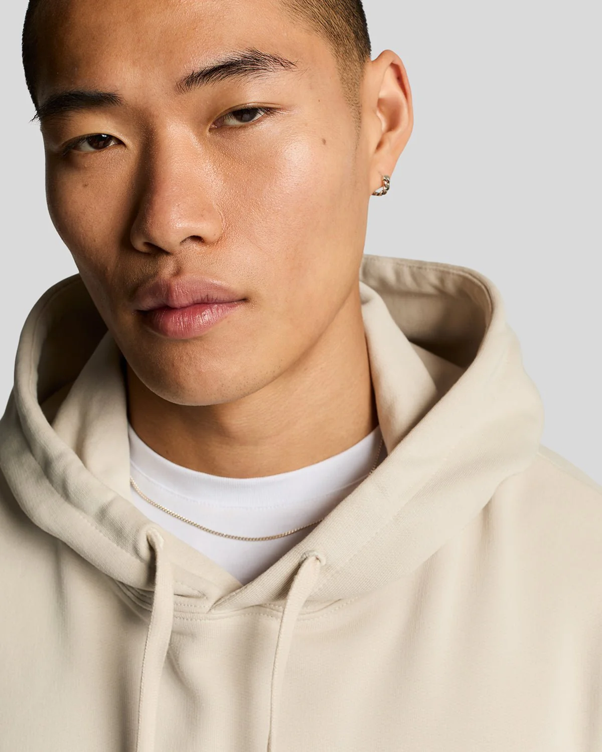 Loopback Embroidered Hoodie