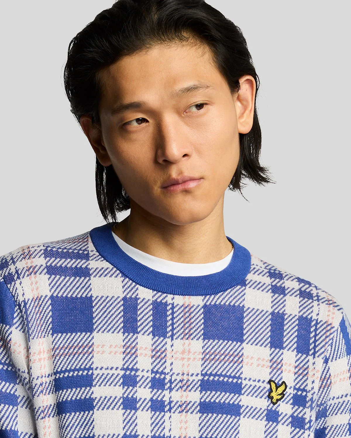 Tartan Crew Neck Jumper