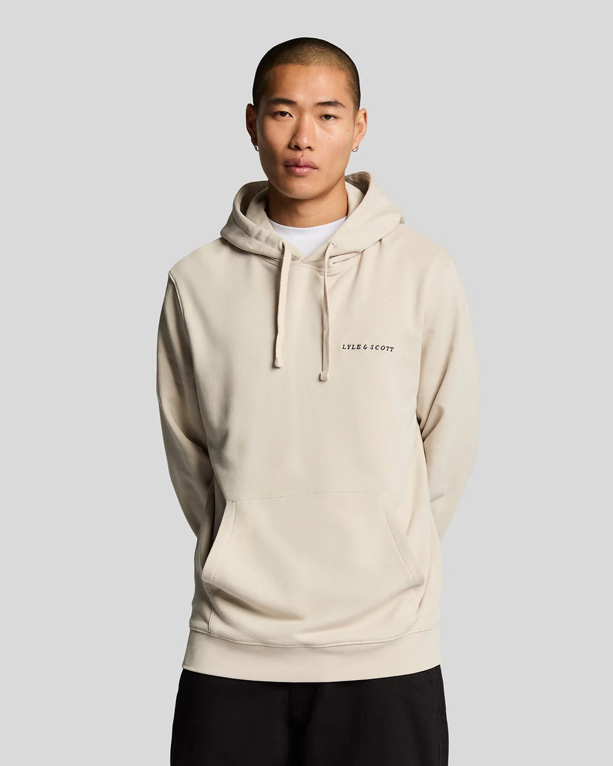 Loopback Embroidered Hoodie
