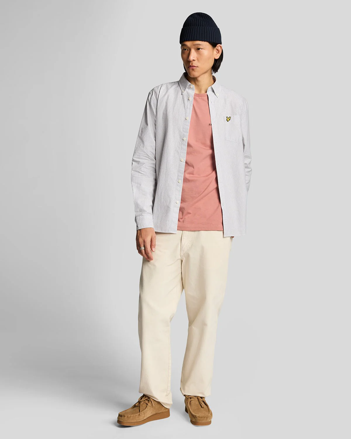 Embroidered Logo Cotton T-Shirt