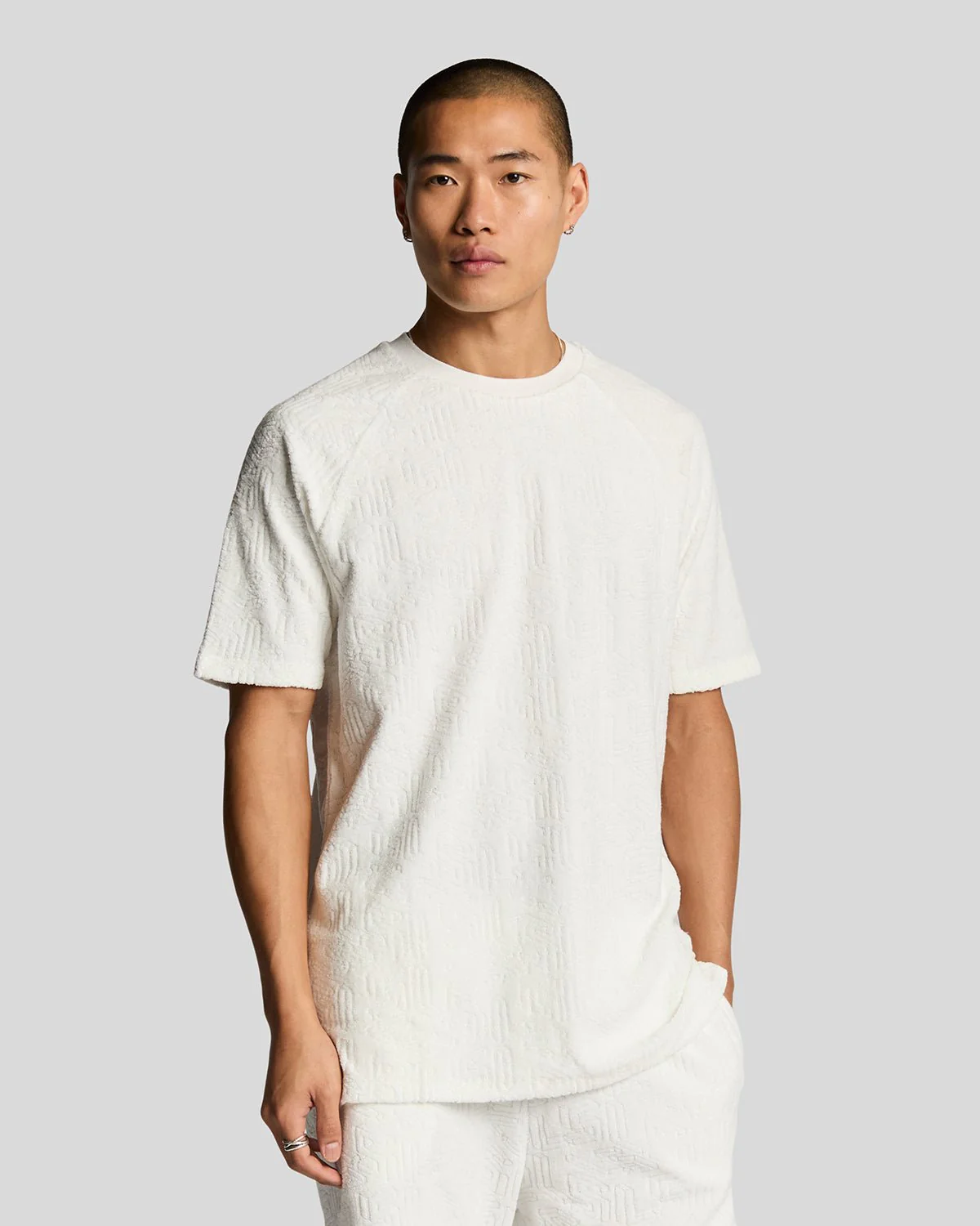 Emblem Towelling T-Shirt