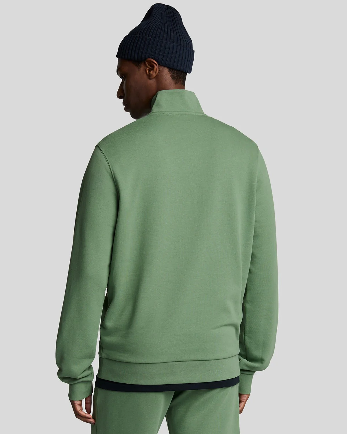 Cotton Loopback 1/4 Zip Sweatshirt