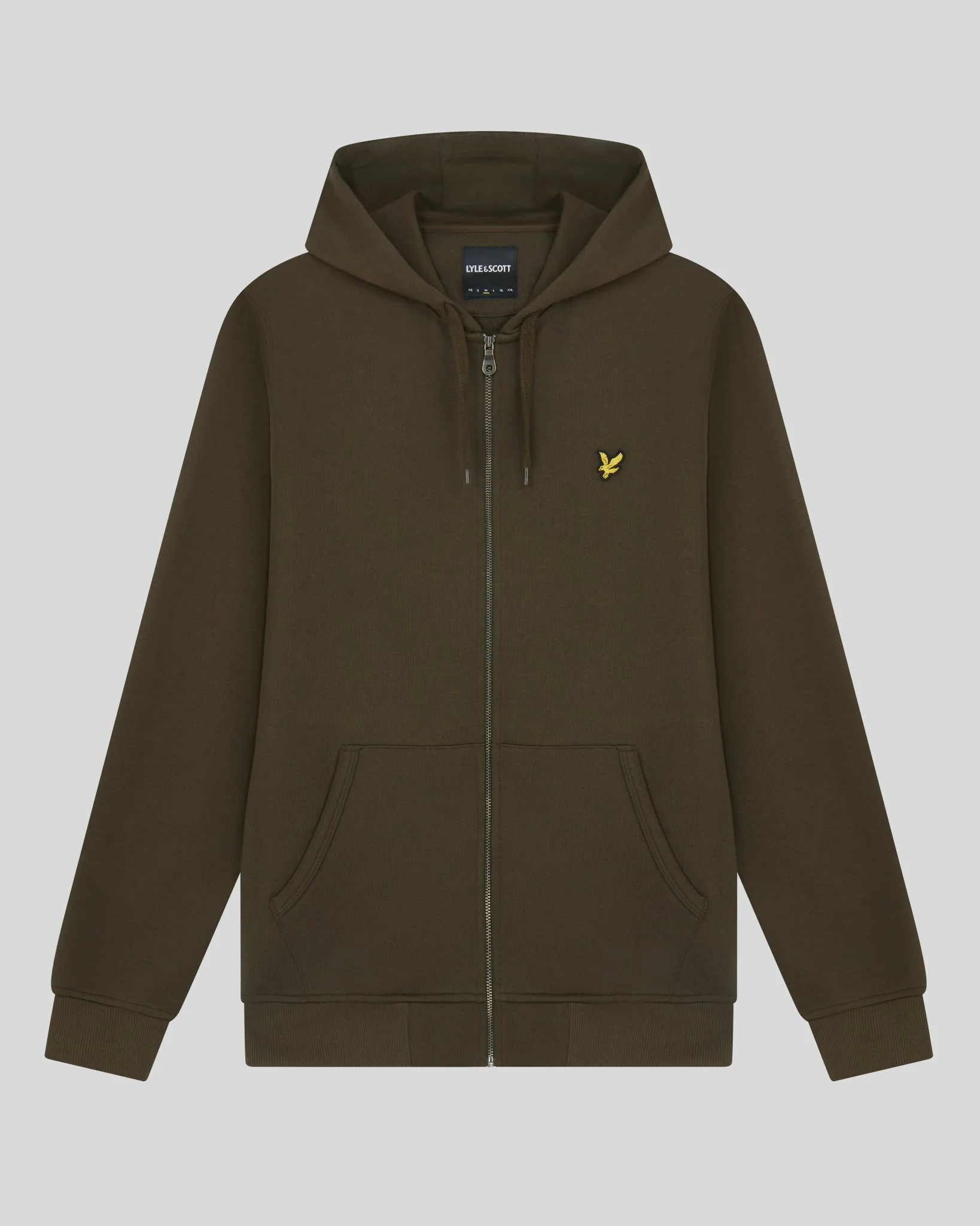 Loopback Cotton Full Zip Hoodie