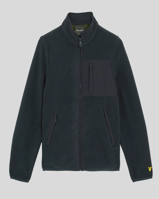 Nylon Trim Polar Fleece Jacket