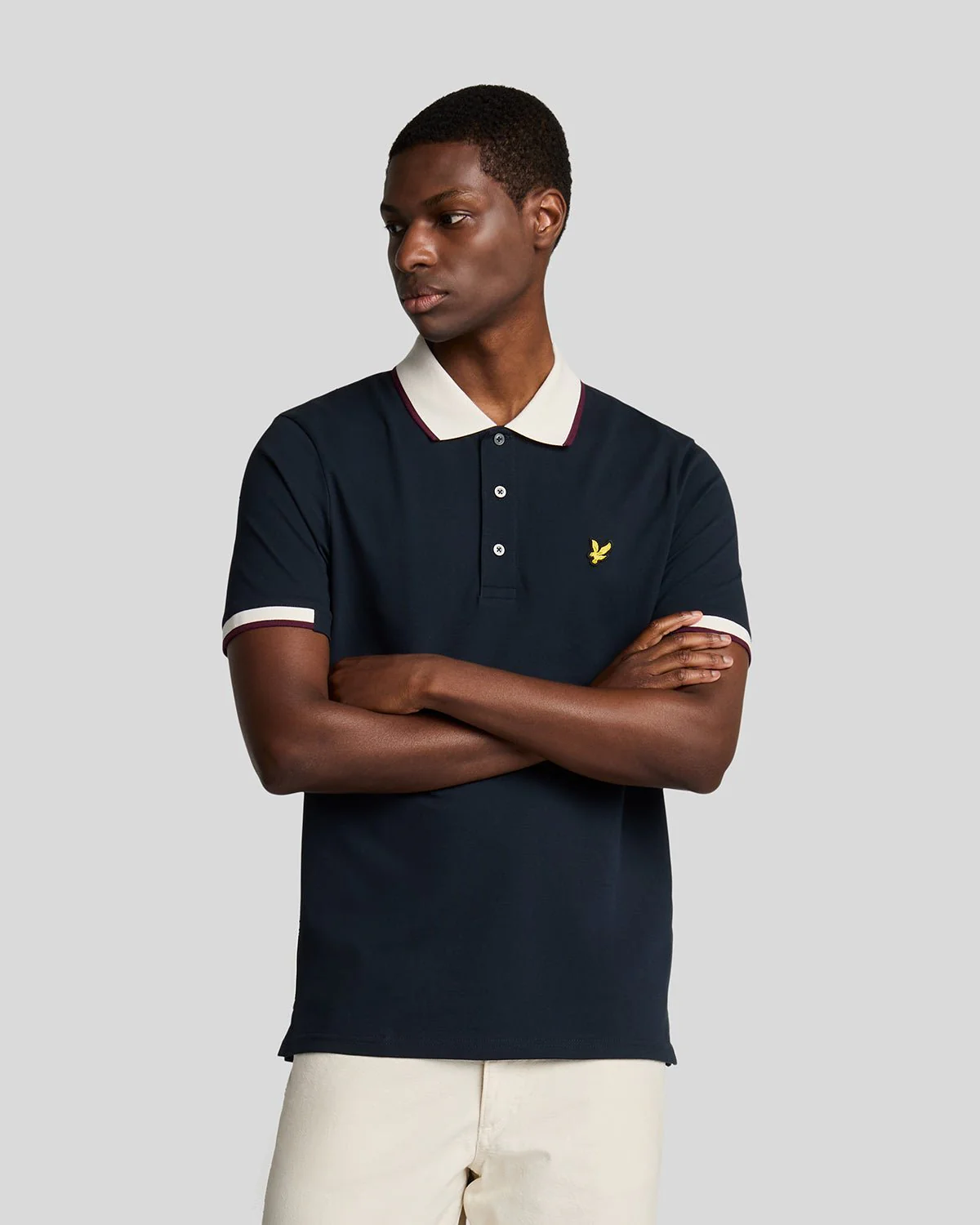 Half Tipped Polo Shirt