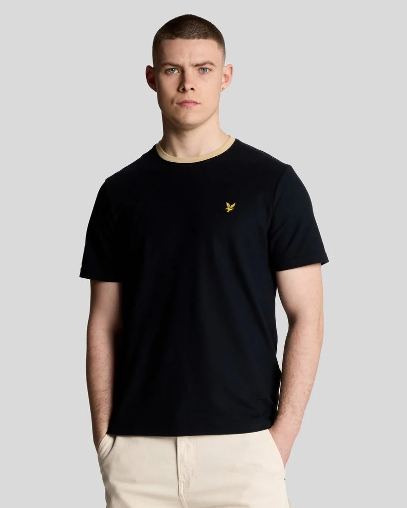 Contrast Collar T-Shirt