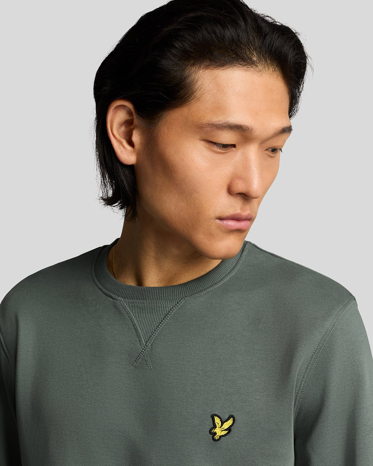 Cotton Crew Neck Sweatshirt