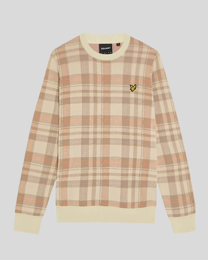 Tartan Crew Neck Jumper