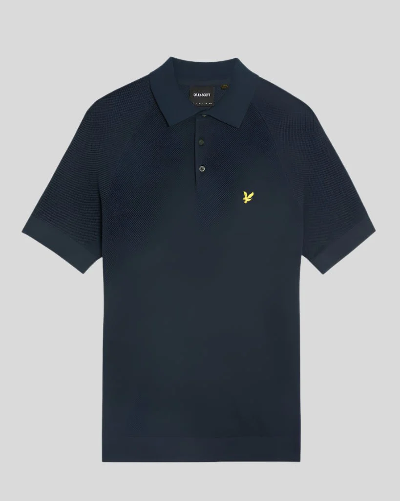 Linen Blend Knitted Polo Shirt