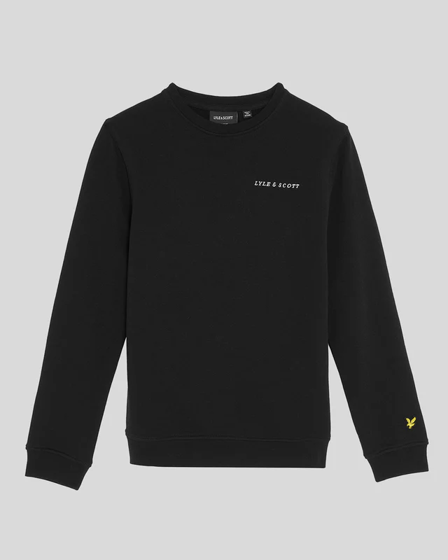 Script Crew Neck Sweatshirt