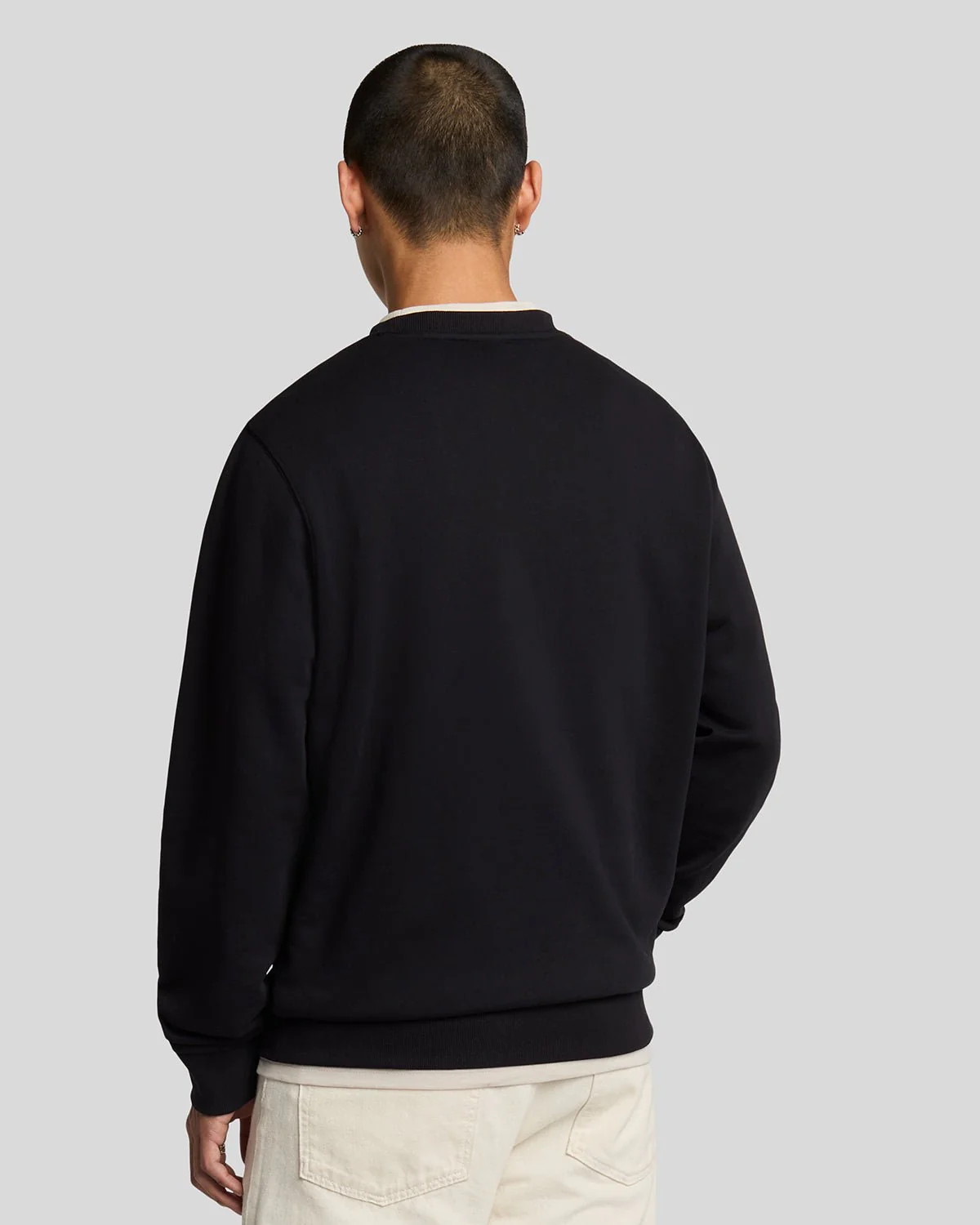 Clamp Labelled Crew Neck Sweatshirt