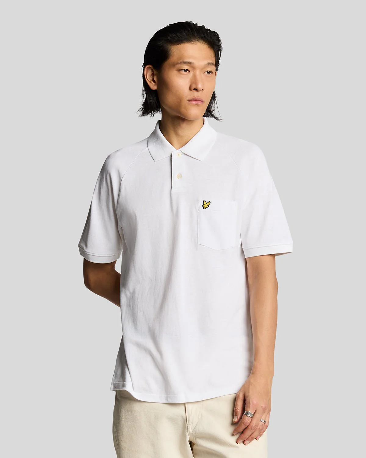 Linen Blend Polo Shirt