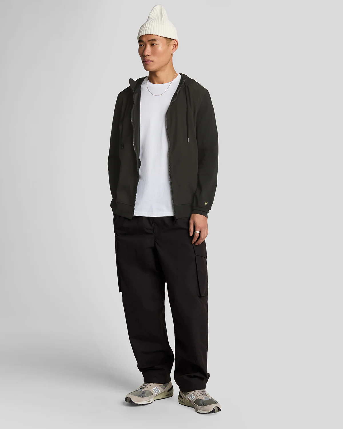 Softshell Hybrid Zip Through Hoodie