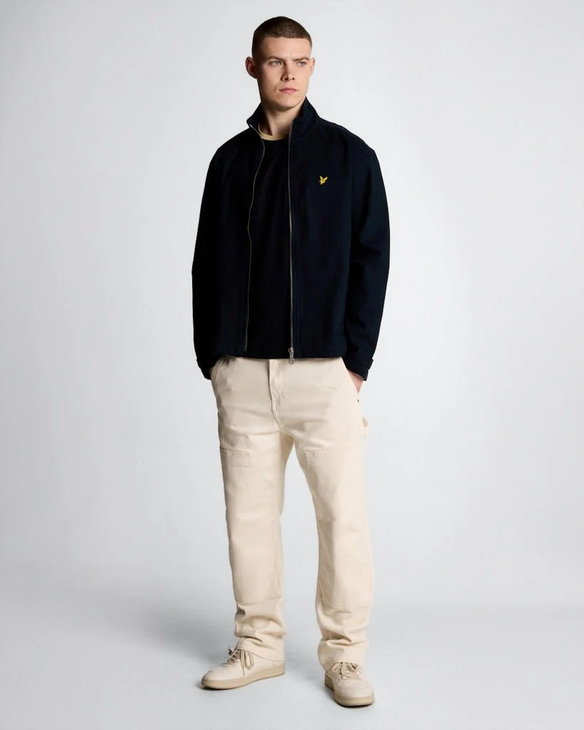 High Neck Twill Jacket