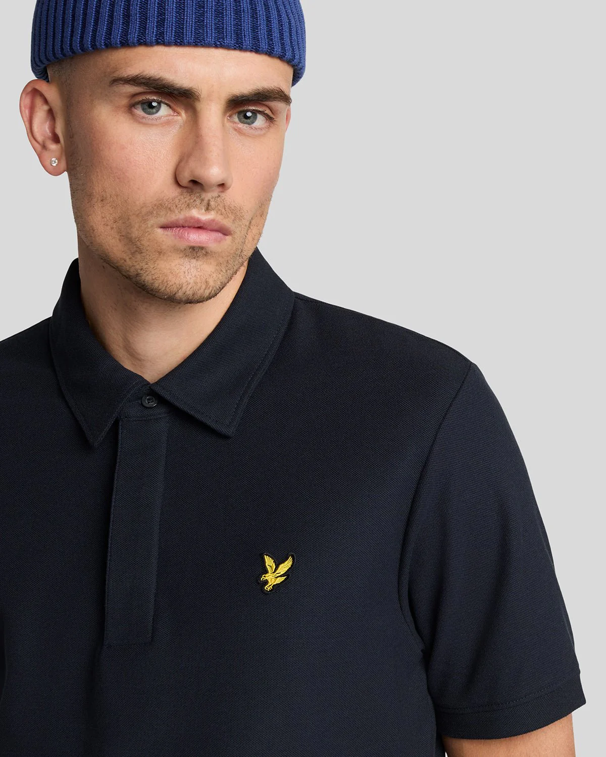 Shirt Collar Pique Polo Shirt