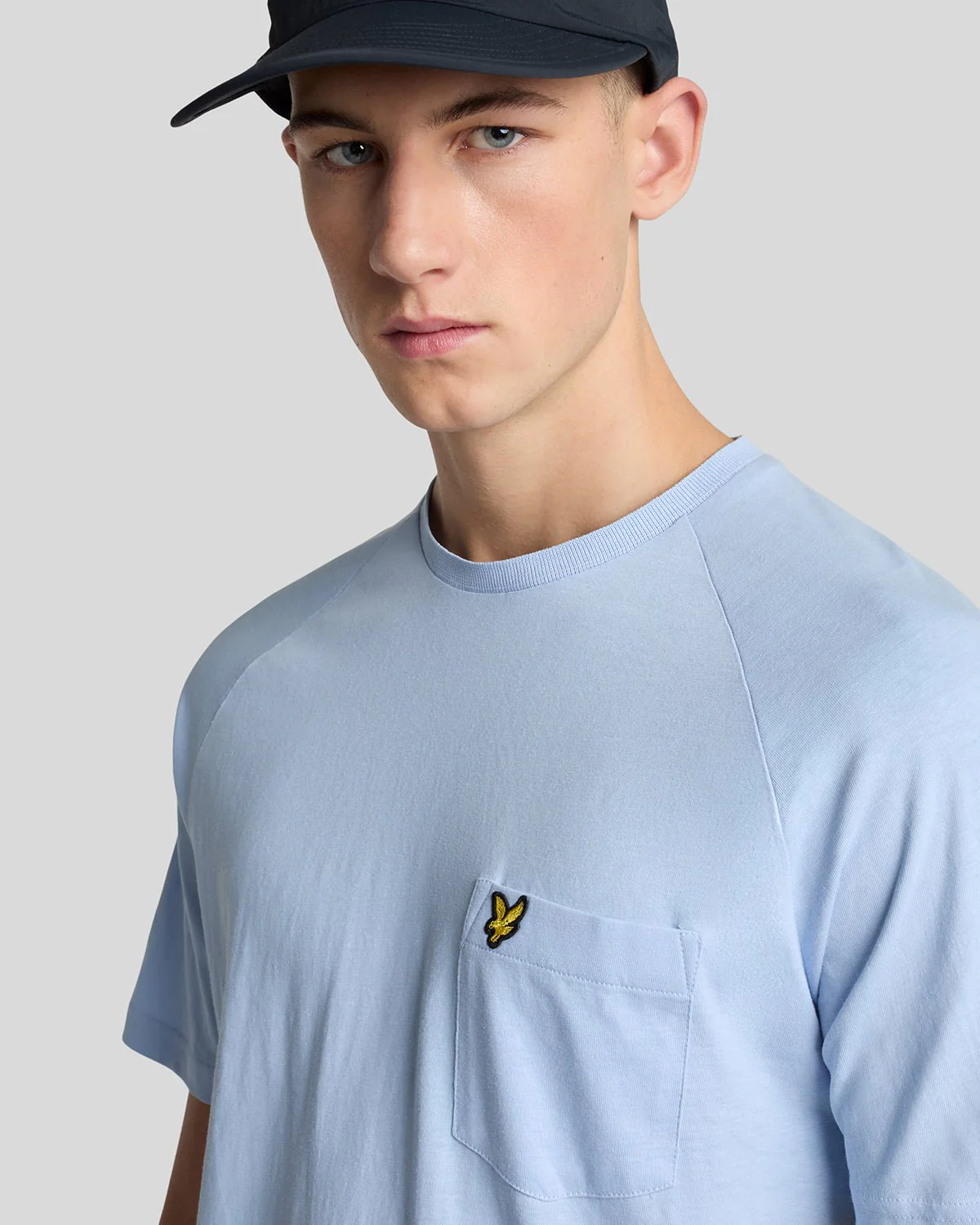 Linen Blend Raglan T-Shirt